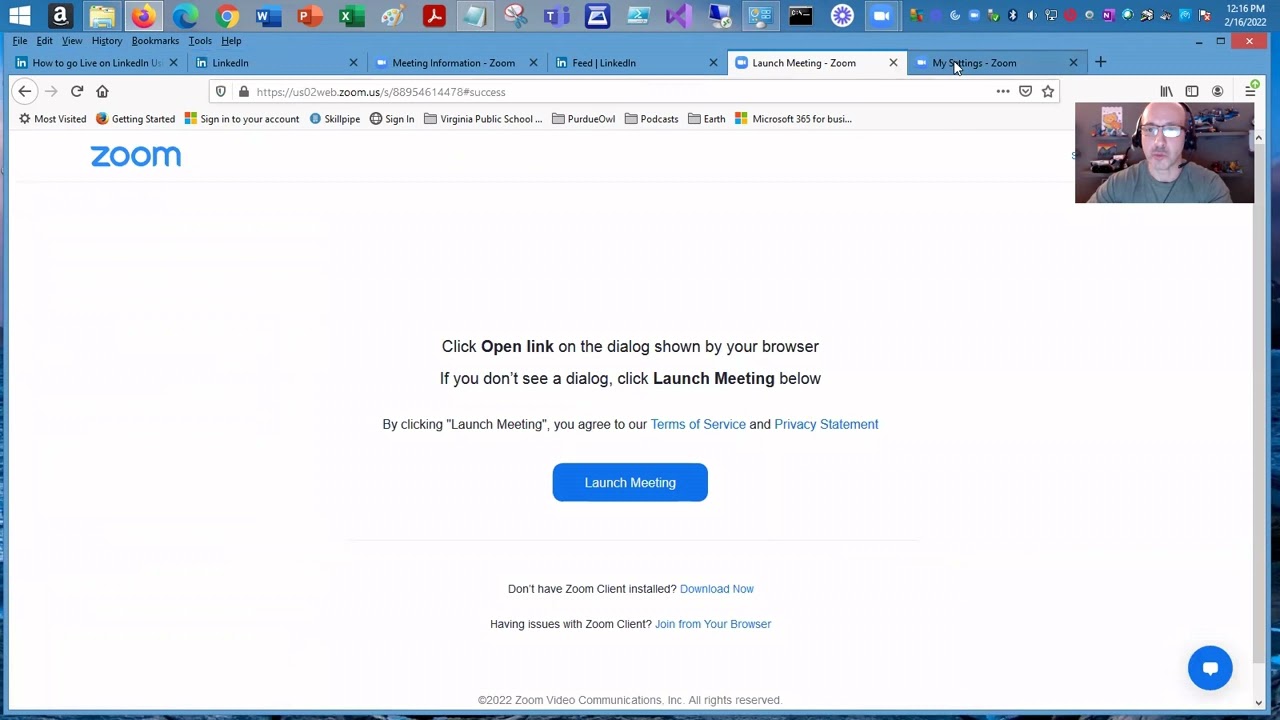 Use Zoom and LinkedIn for LinkedIn Live Streaming!
