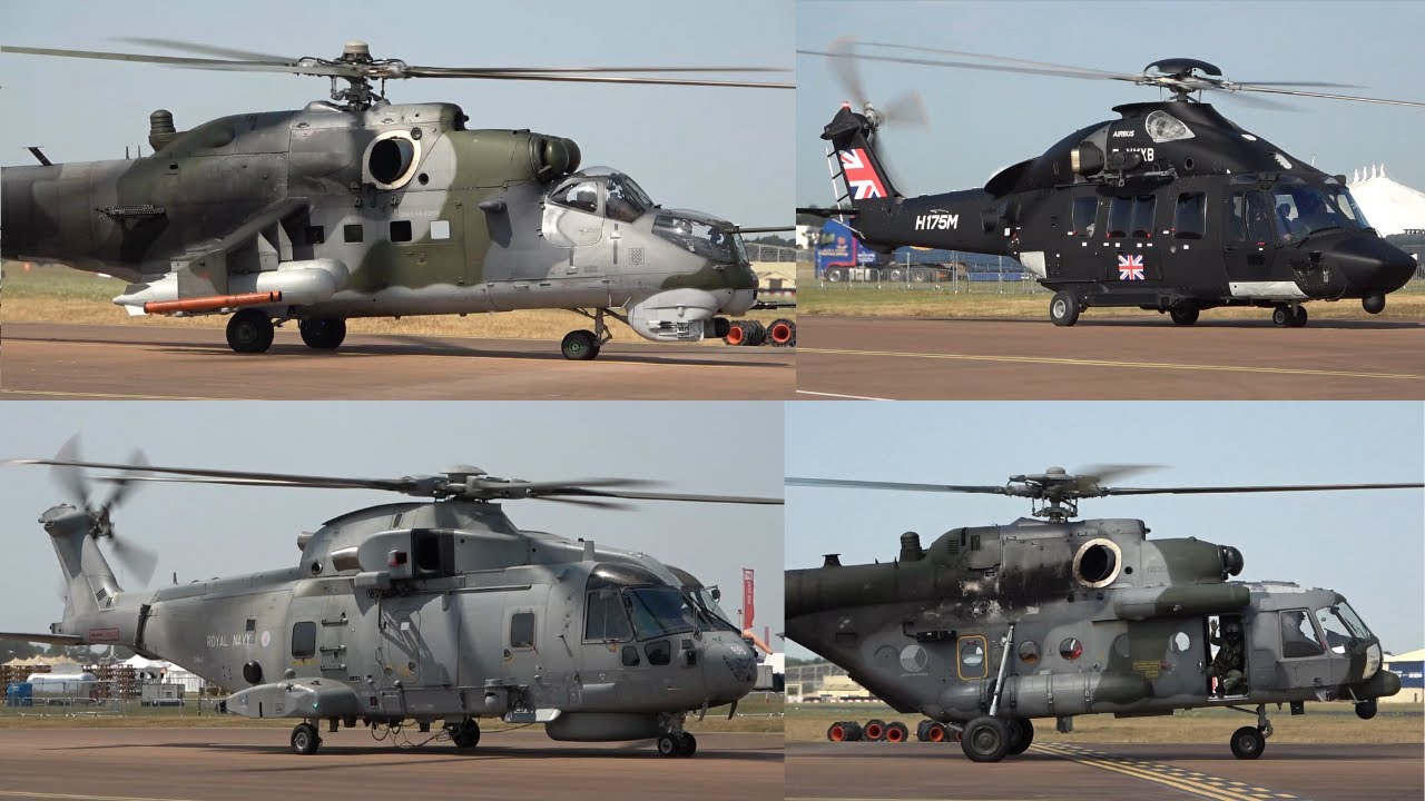 Compilation Helicopters Departures from RIAT !!