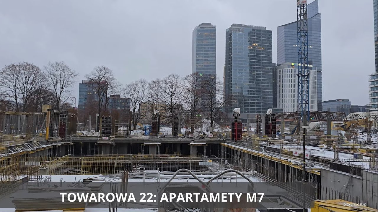 Warszawa / Warsaw Budowa Towarowa 22 Apartamenty M7 / Construction of Towarowa 22 M7 - 11.01.2025