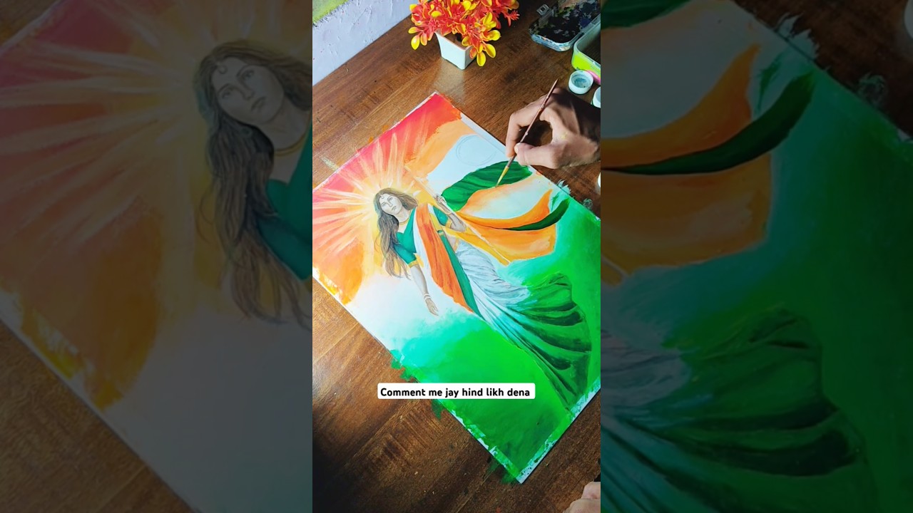 Republic day special painting bharat MAA 