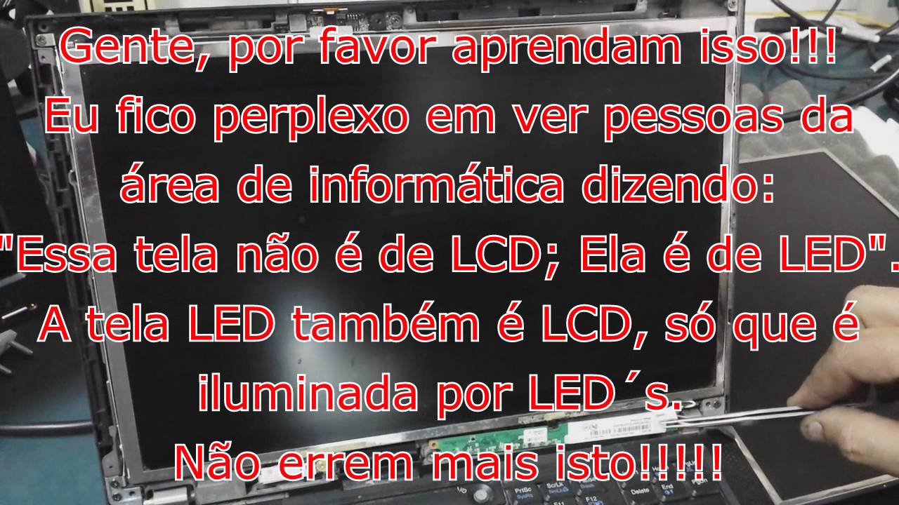 Luciano Informática - Notebook liga, mas com a tela escura. Solução passo a passo.