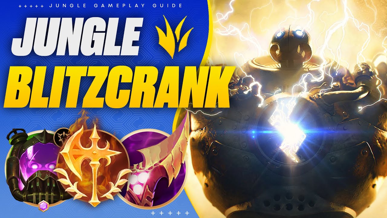 BLITZCRANK JUNGLE is SHOCKINGLY good at exterminating laners! (Challenger junglers are spamming it!)