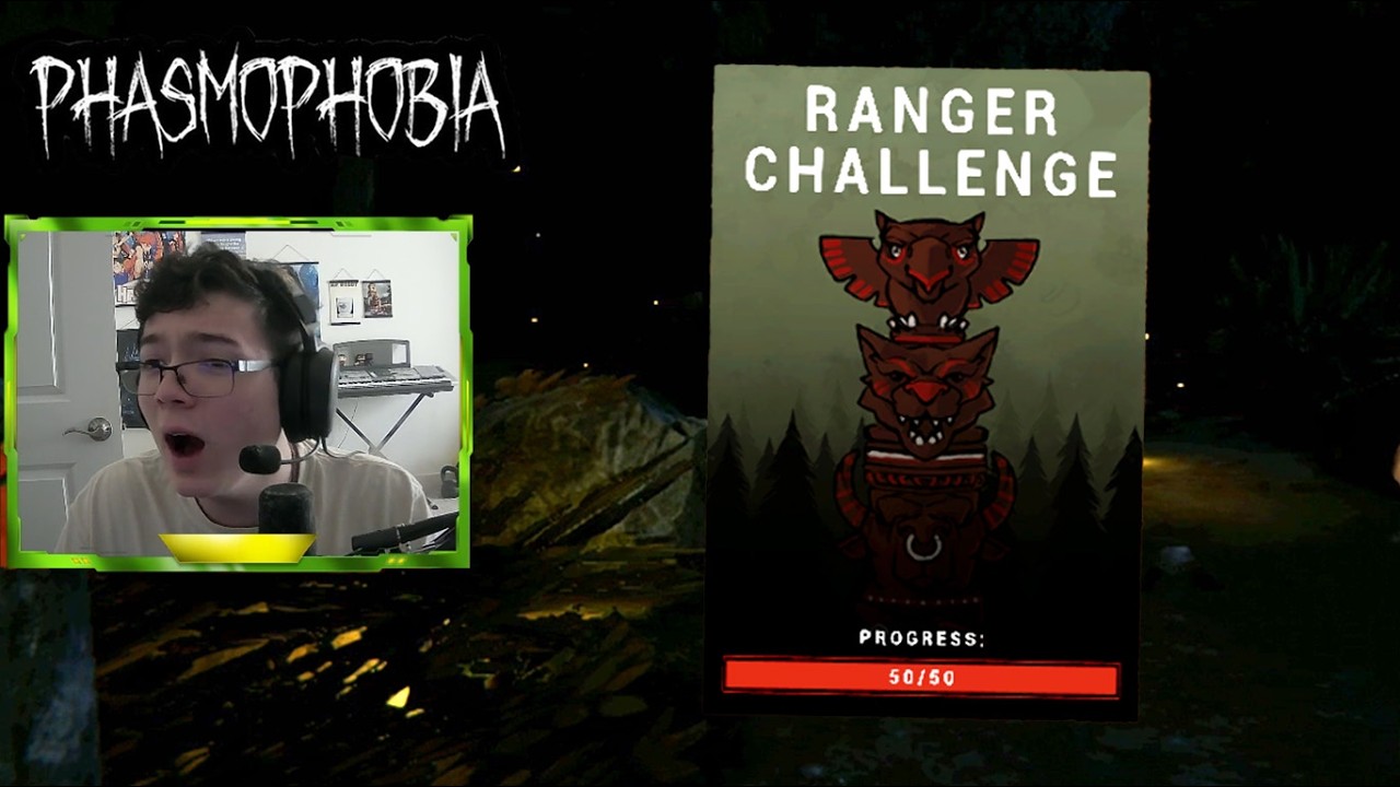I Finally Finished The Ranger Challenge! (Phasmophobia)