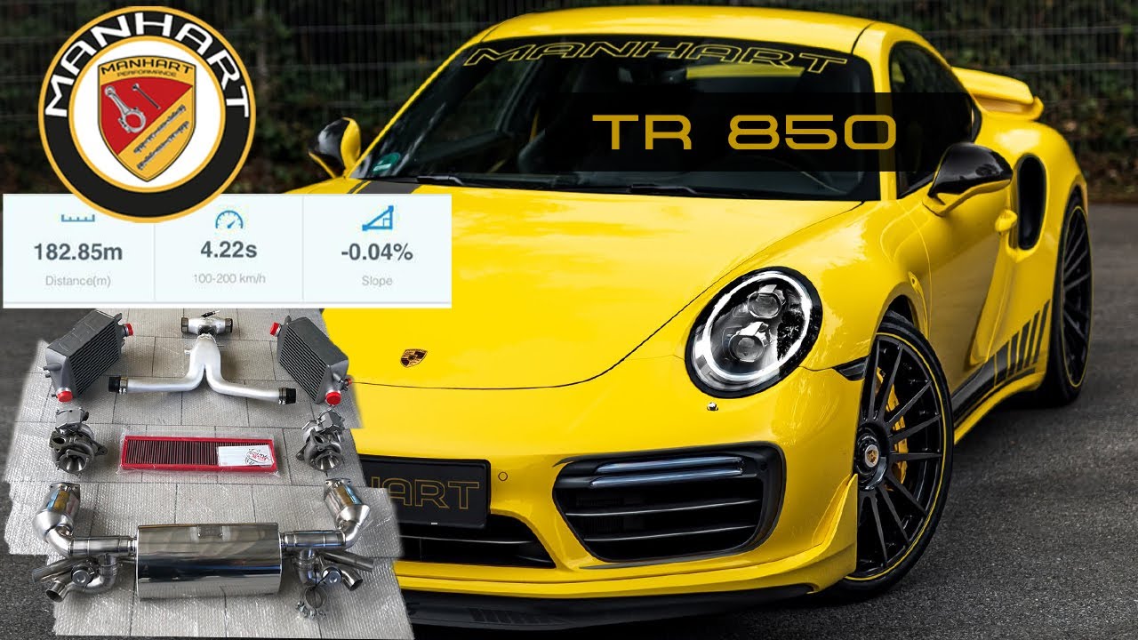 MANHART TR 850 | 100-200 km/H | Wie schnell ist unser Porsche Turbo S ?!