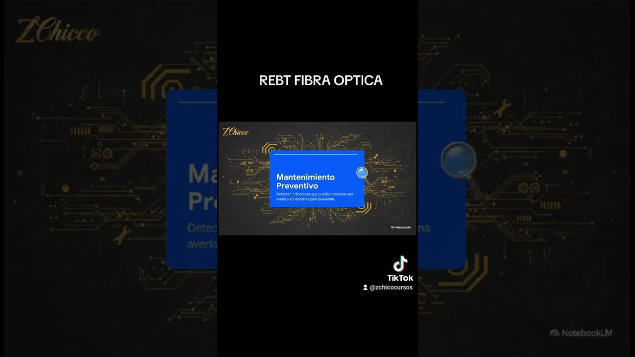 REBT FIBRA óptica 