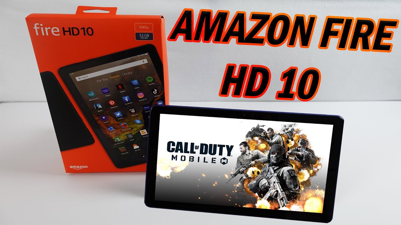 Amazon Fire HD 10 Unboxing, Gameplay - Call of Duty