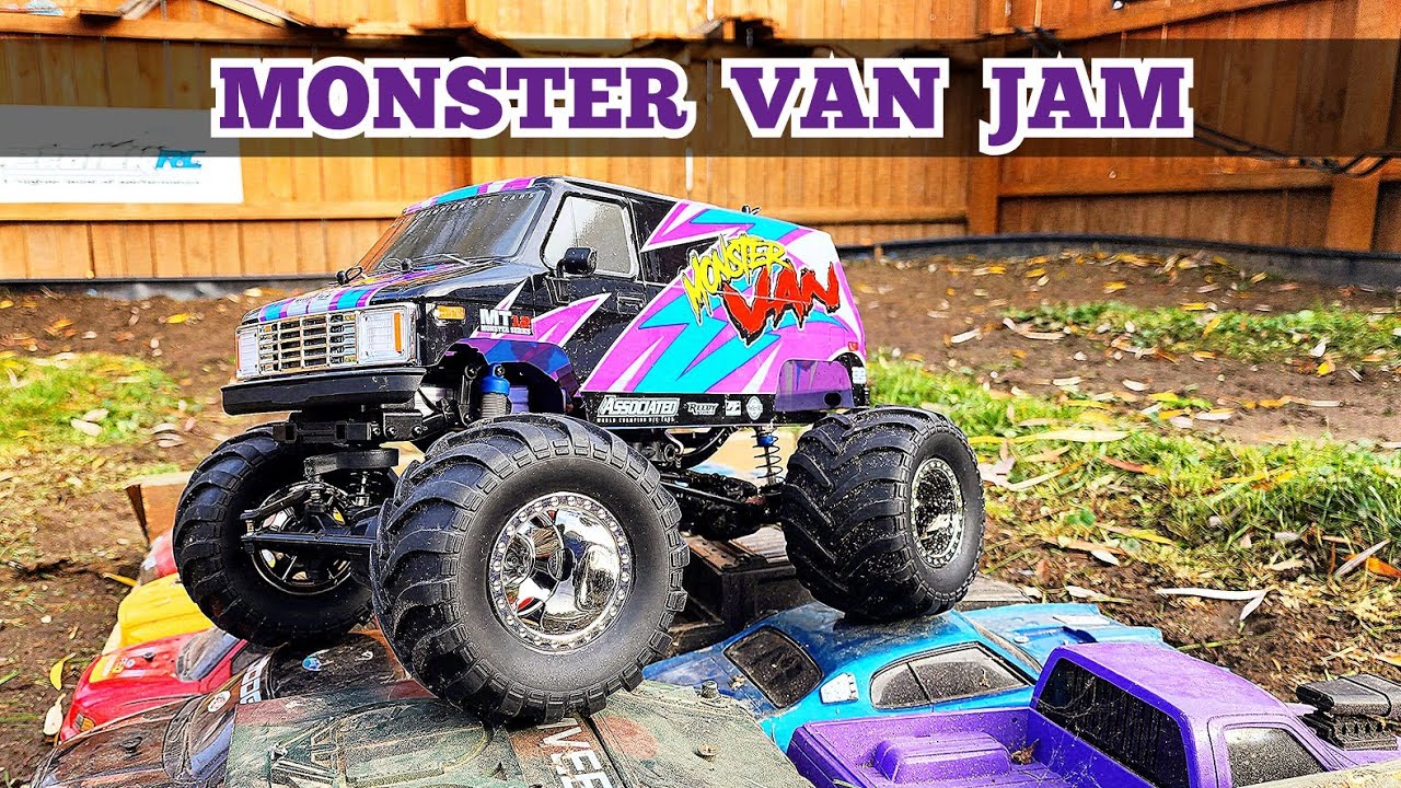 Associated MT12 Monster Van Monster Truck Track Bash