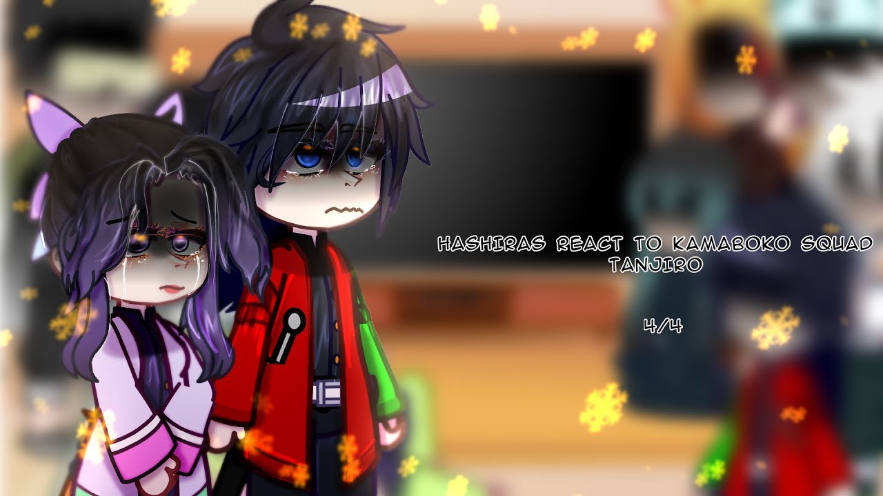 Hashiras react to kamaboko squad | react to Tanjiro | react to demon slayer | 4/4 | Gacha Club