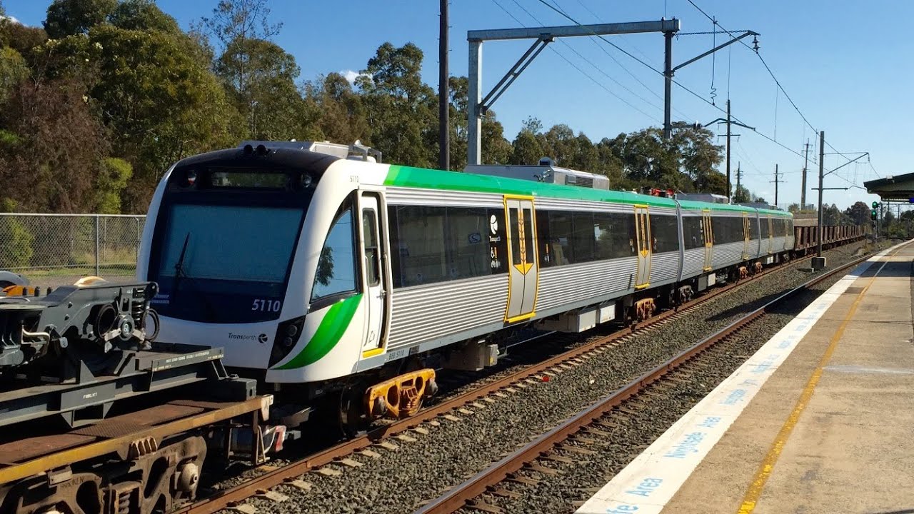 Sydney Trains Vlog 1140: Transperth B Series Set 110 Transfer