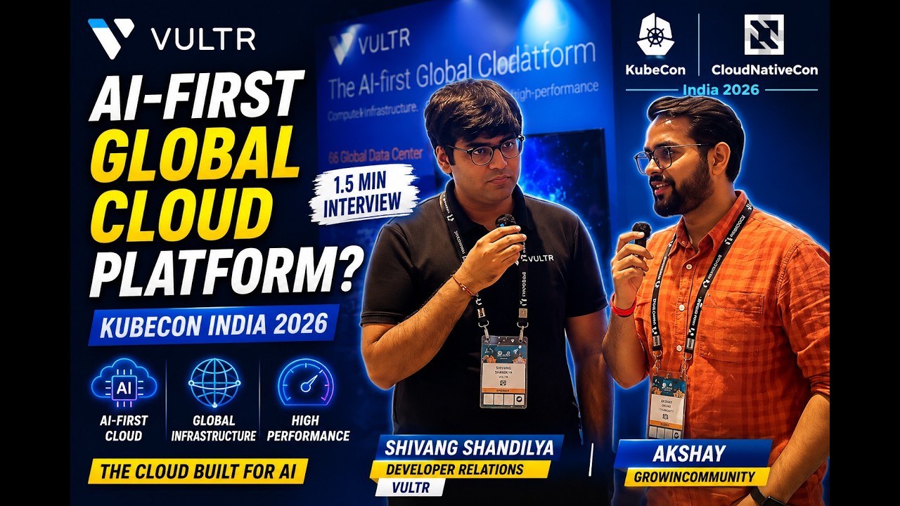 Inside an AI-First Global Cloud Platform: Vultr at KubeCon India | Shivang Shandilya