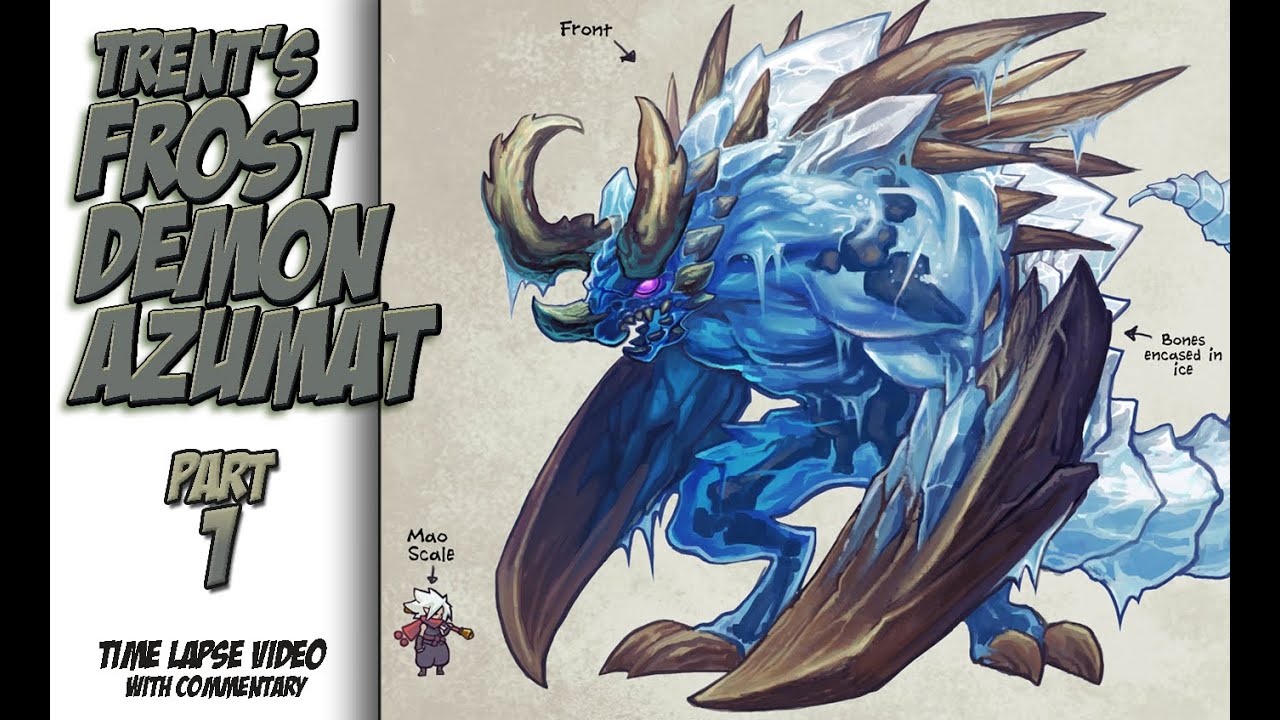 Painting Frost Demon Azumat Part 1 - For artists