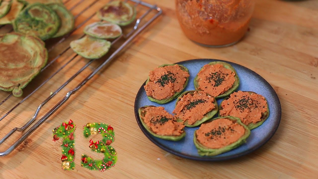 13/24 : Rillettes et blinis à la spiruline