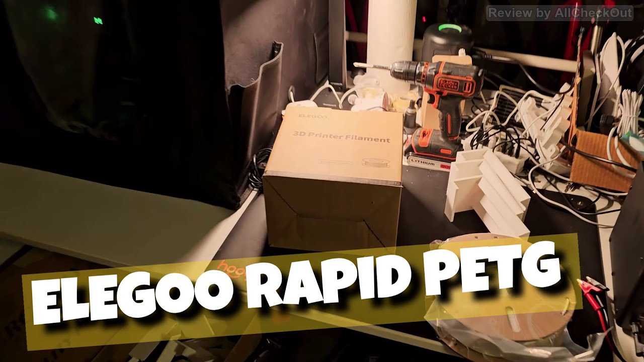 Обзор нити ELEGOO Rapid PETG 1,75 мм (белой) — высокоскоростная наружная печать на AnkerMake M5C