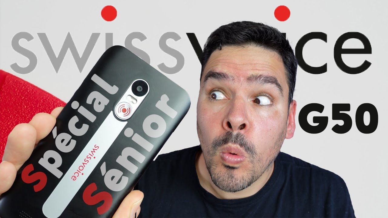 SMARTPHONE SENIOR SWISSVOICE G50 - Le téléphone portable conçu pour les seniors !