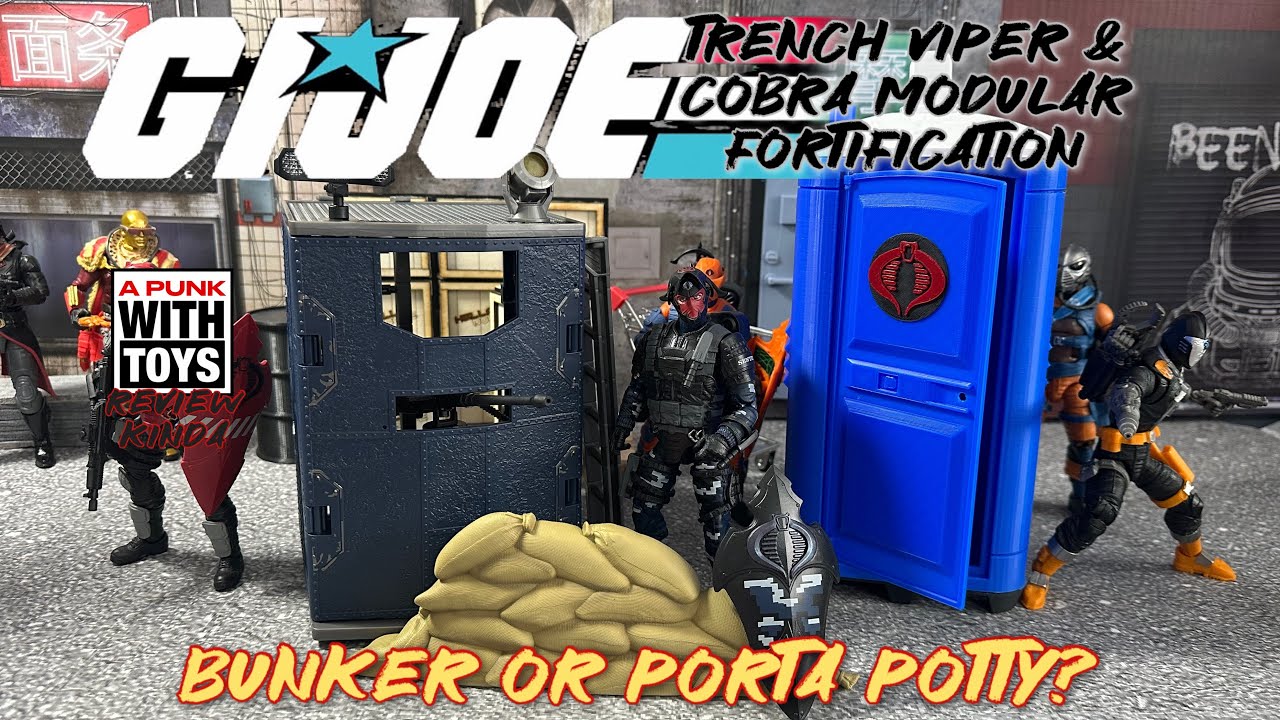 GI Joe Classified Trench Viper & Cobra Modular Fortification Review