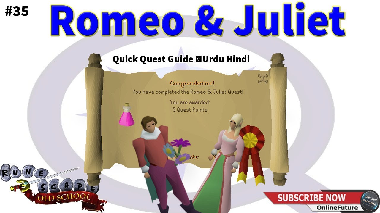 OSRS│How To Complete Romeo & Juliet Quest 2020 │Quick Quest Guide │Urdu Hindi