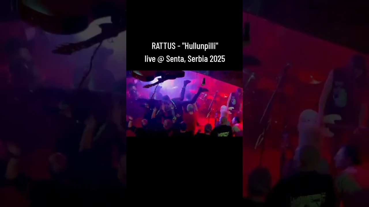 Rattus -"Hullunpilli" live @ Senta, Serbia 6th of December 2025