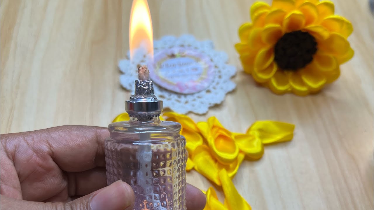 COMO HACER UN MECHERO CASERO CON ENVASES DE PERFUME 