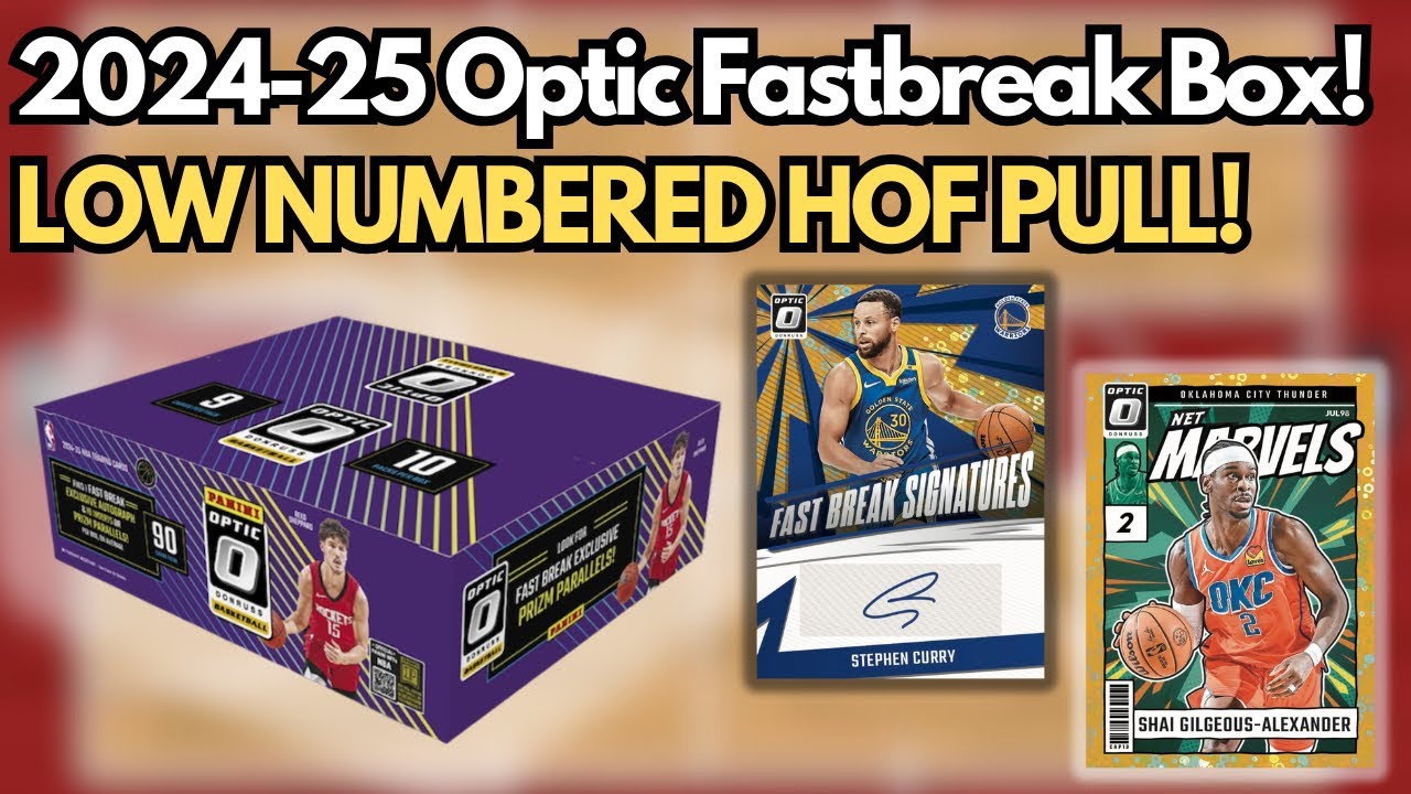 FIRST LOOK! WATCH BEFORE BUYING!  2024-25 Panini Optic Basketball Fastbreak Box!
