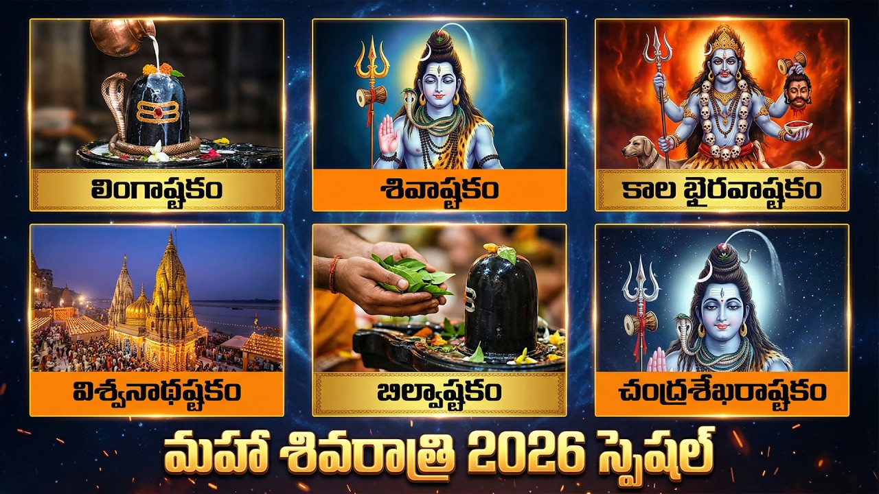 మహా శివరాత్రి స్పెషల్ అష్టకాలు | Maha Shivaratri 2026 | Lingastakam | Bilvastakam | Shivastakam