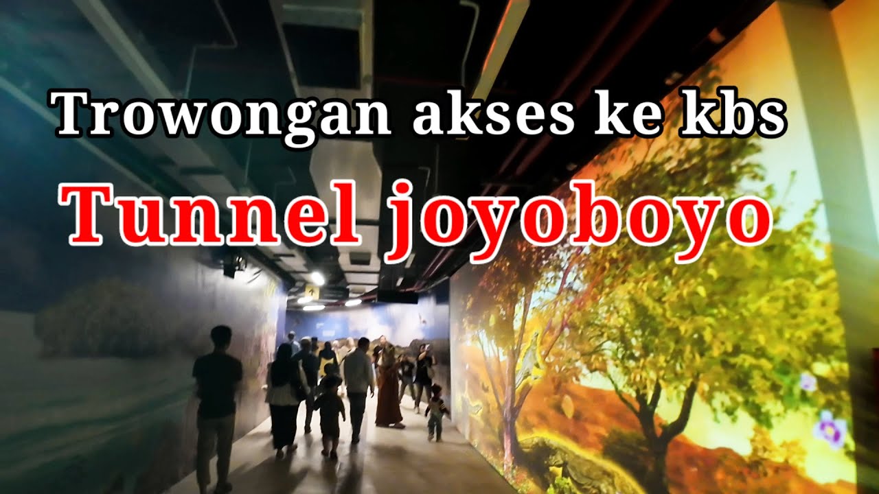 Terbaru viral terowongan / tunnel joyoboyo yang menghubungkan menuju ke kebun binatang surabaya