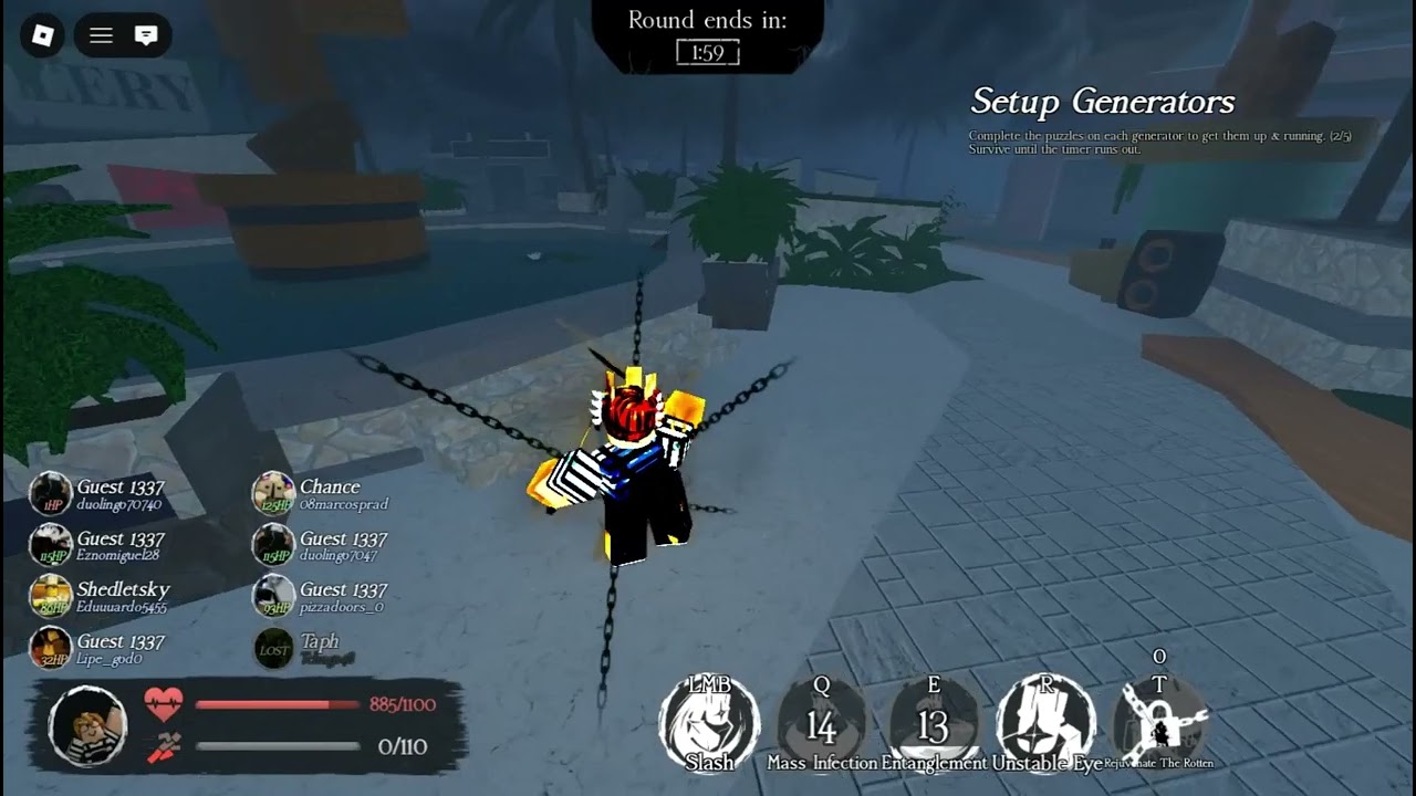 jogando forsaken com  yourself do 1x4 denovo * eu perdi