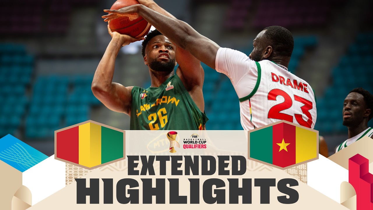 Guinea 🇬🇳 v Cameroon 🇨🇲 | Extended Highlights | FIBA Basketball World Cup 2027 African Qualifiers