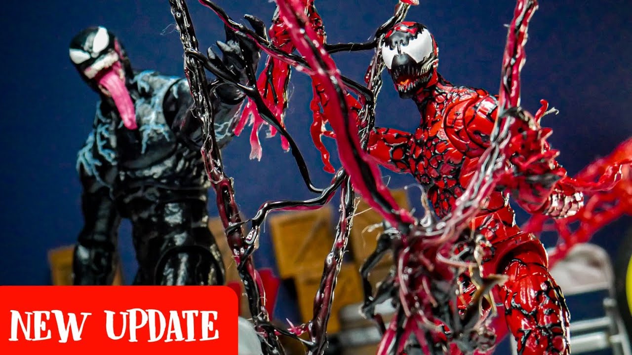 BRAND NEW Venom Carnage HANDMADE weapons #MARVEL #SONY #lettherebecarnage #spiderman #toyphotography
