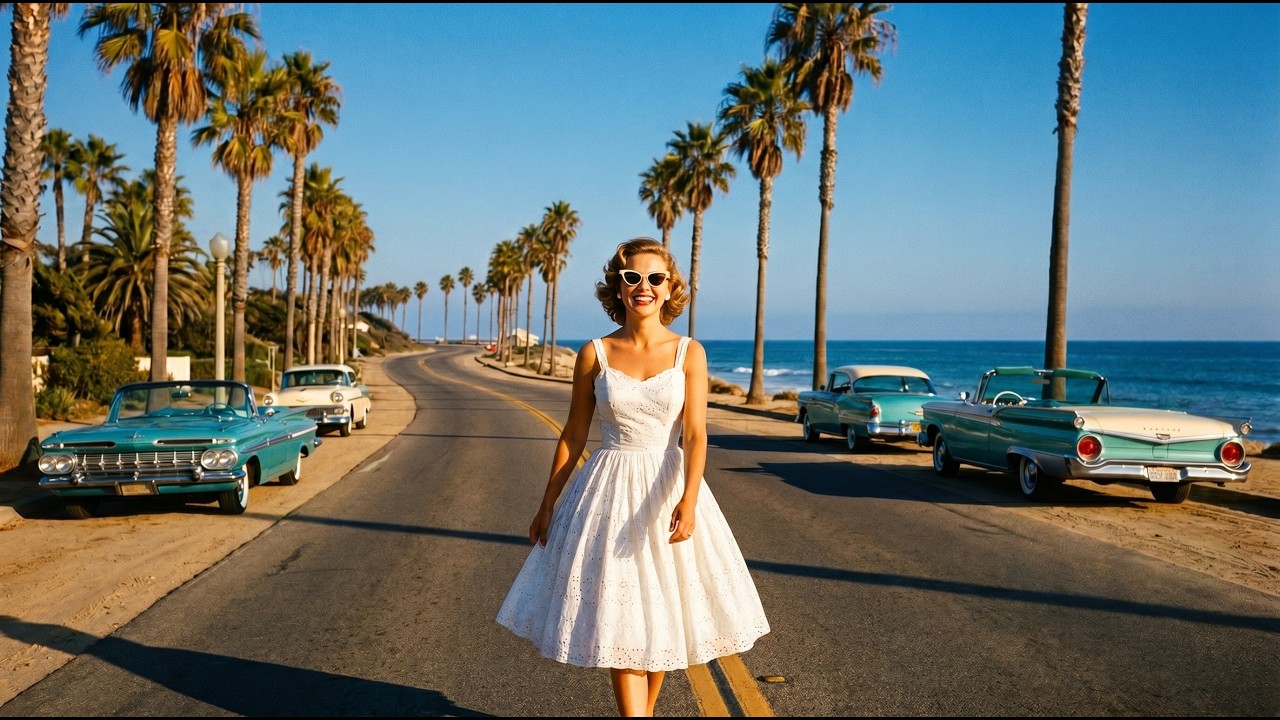 I Woke Up in California, 1959 and Never Wanted to Leave ! 1950s Americana Doo-Wop Love Melody ❤️