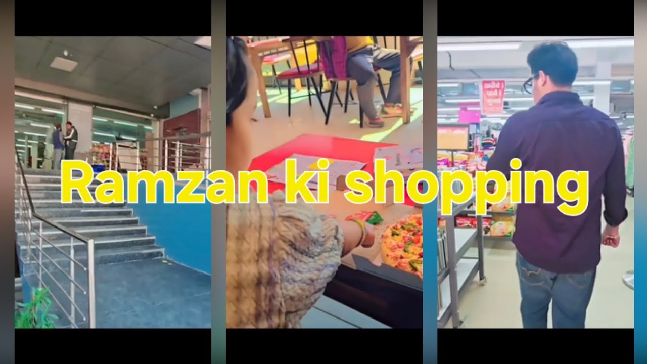 Ramzan ki taiyariyan shuru ho gai hai...!!!💫🌙 zaveriya  Gai 🍕Pizza khane.... my daily routine VLog🤗🫰