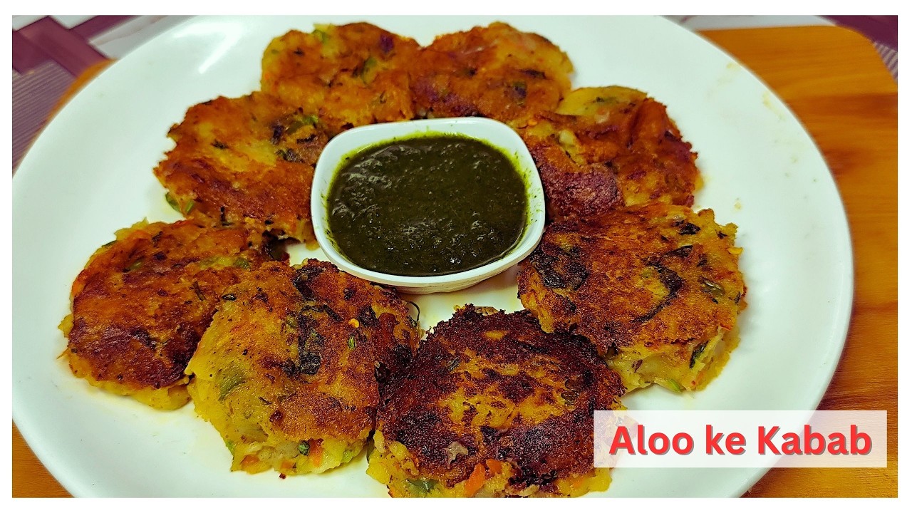 Aloo ke Kabab Recipe | Crispy Potato & Veggie Patties