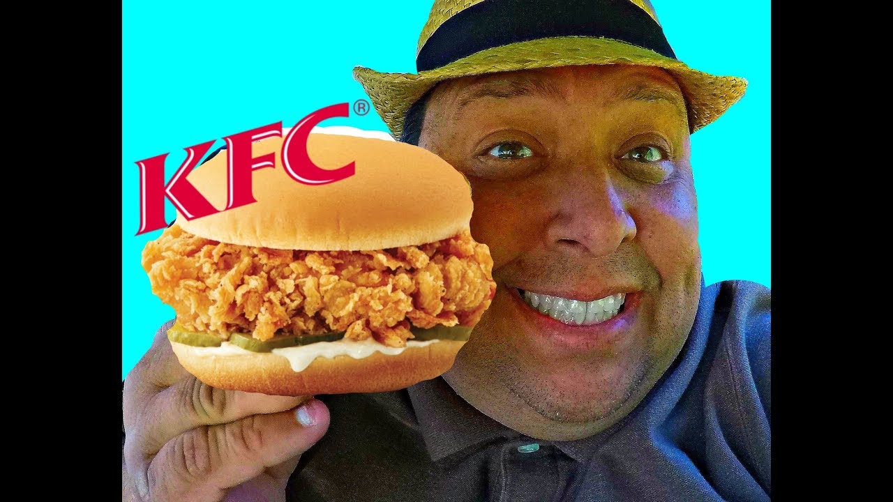KFC® Crispy Colonel Chicken Sandwich REVIEW!