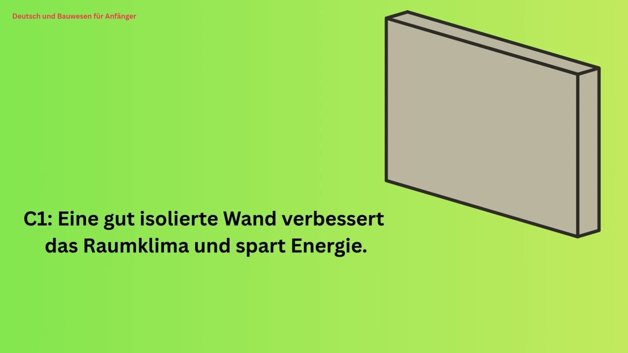 📚 #September_Challenge &ndash; #1 | Deutsch & Bauwesen f&uuml;r Anf&auml;nger | Wort 2: die Wand #deutsch #bauwesen