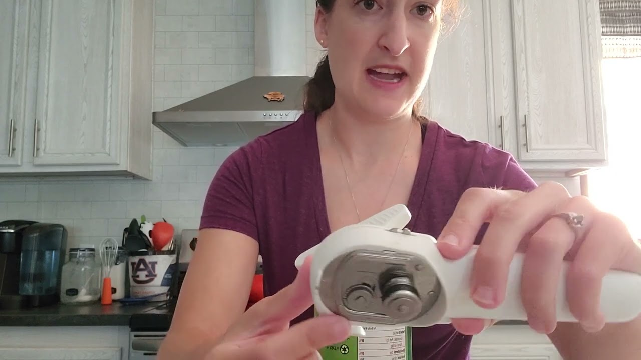 How to use a Pampered Chef can opener
