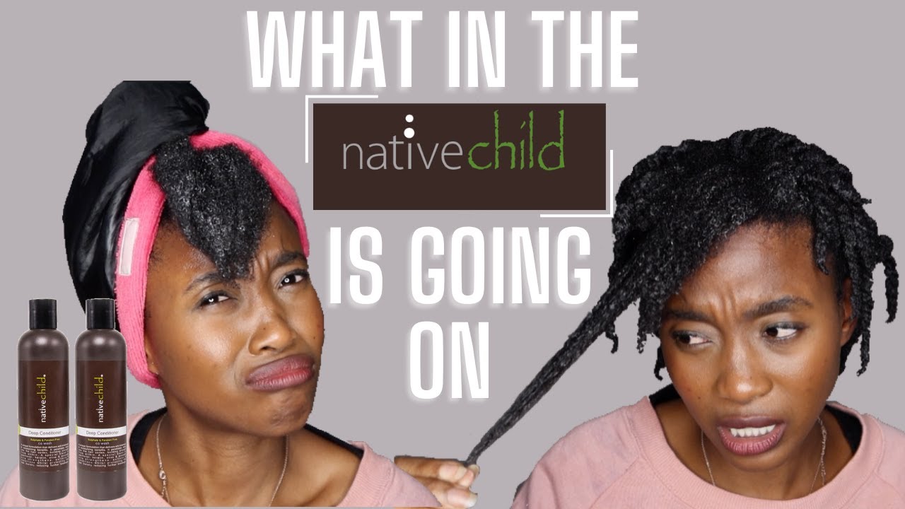That Deep Conditioner tried my 4c hair 😩| NativeChild Product Review| Low porosity| Wash day