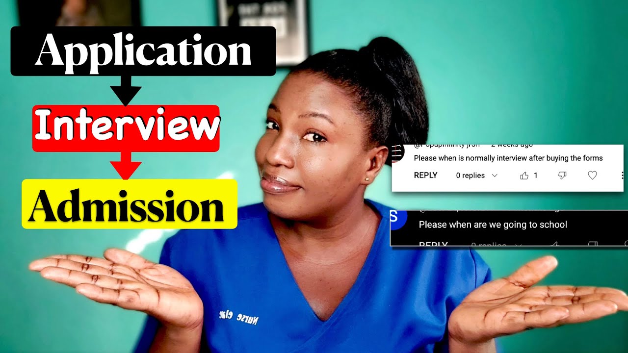 What to Expect with The Nursing School Admission Process // Interview and Admission Dates