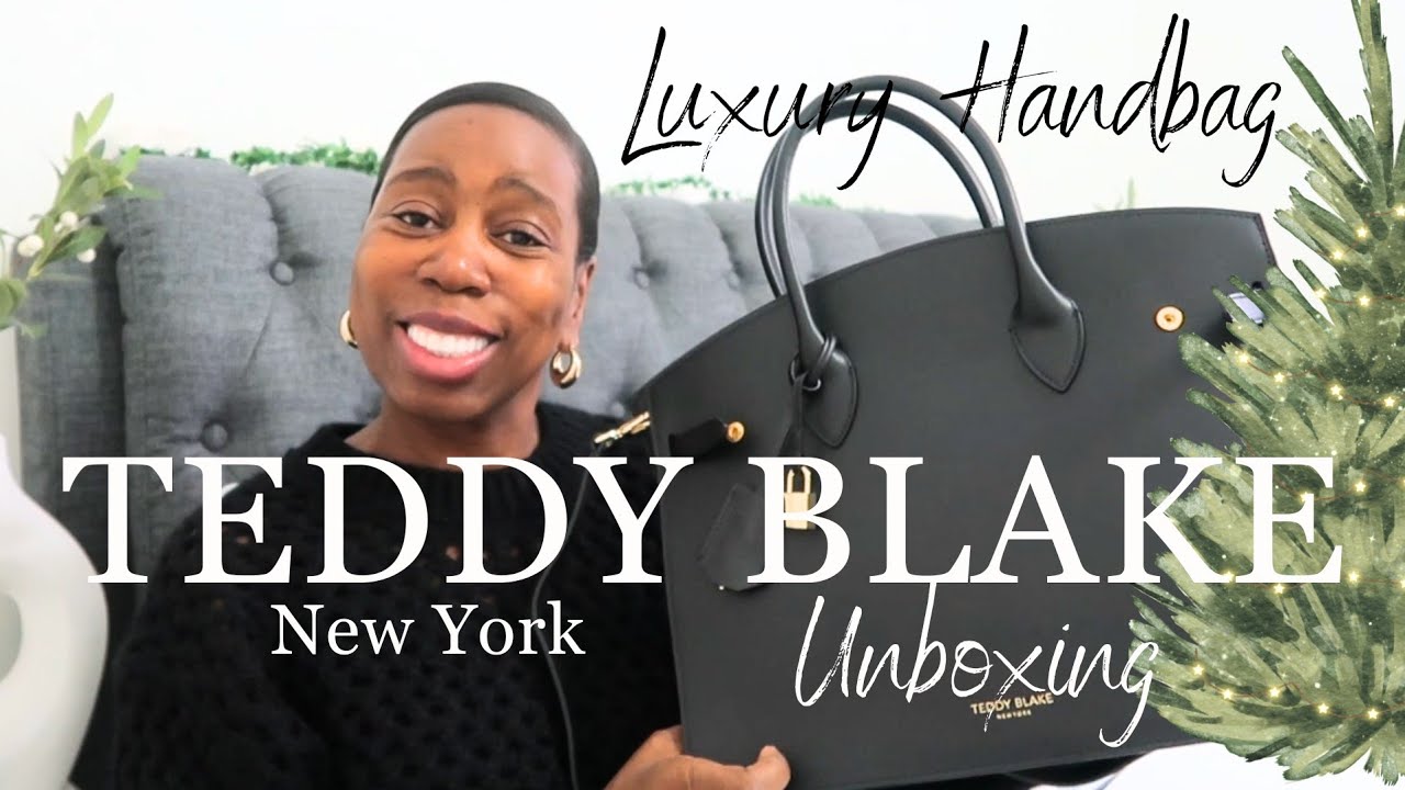 TEDDY BLAKE| UNBOXING| GORGEOUS| LUXURY HANDBAG|AD #teddyblake #teddyblakenewyork
