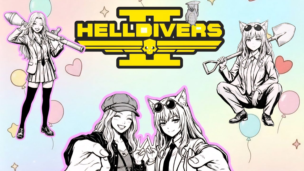 HELLDIVERS2[ヘルダイバー2][参加型]海ももがたり#45 難易度、勢力希望あれば教えてね♥️