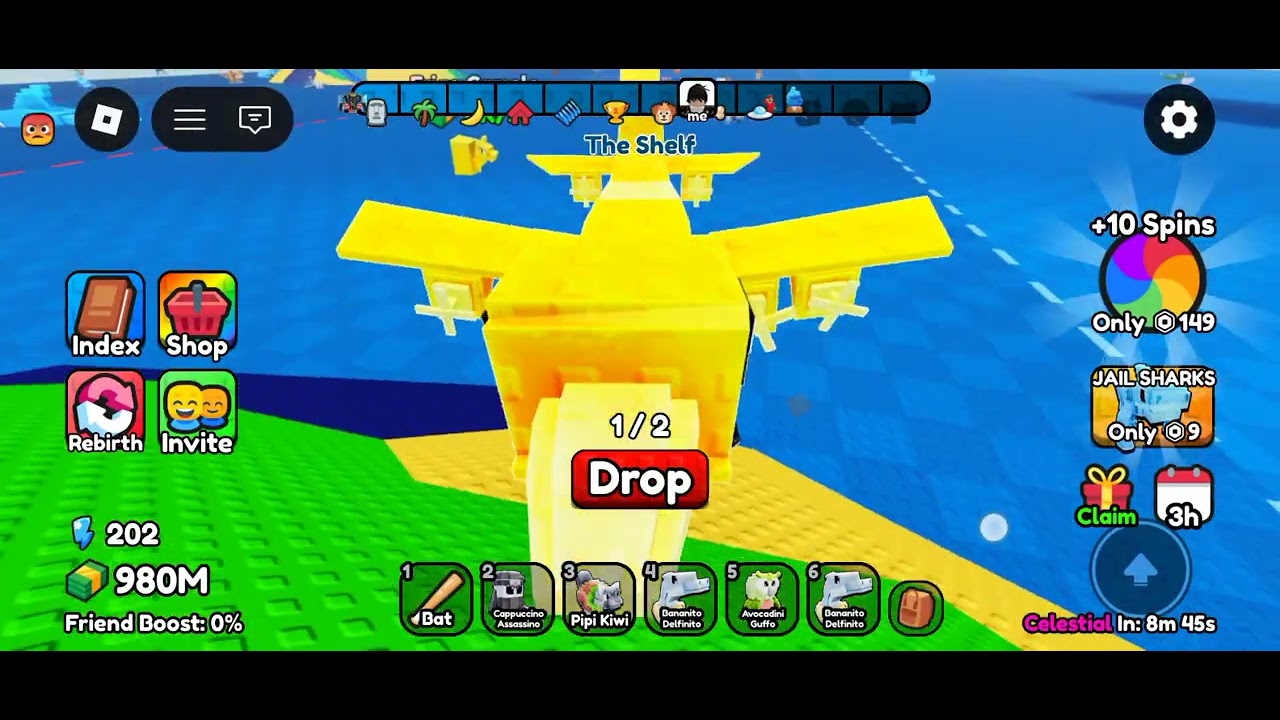 Playing sail for brainrots part 2