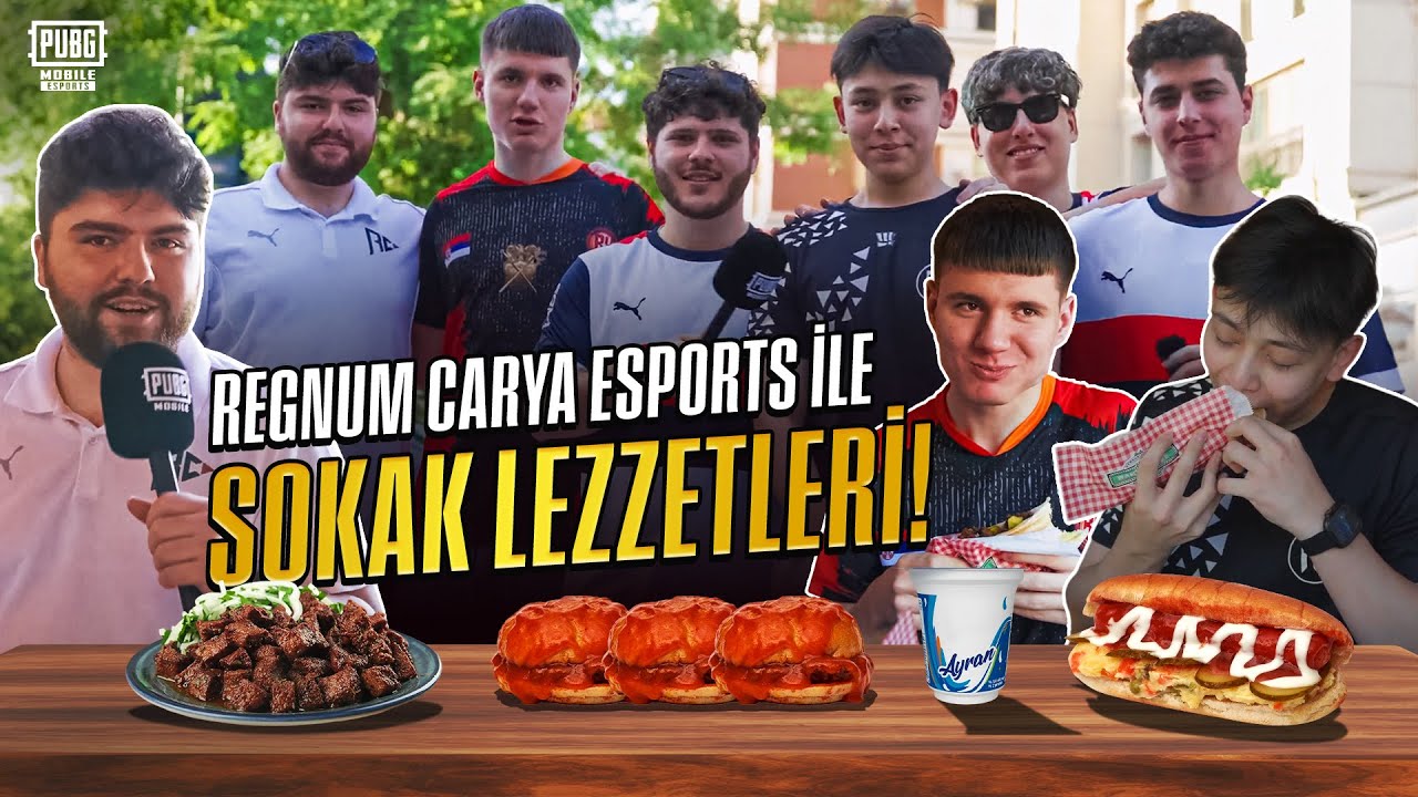 PMSL EU SPRING OYUNCULARIYLA SOKAK LEZZETLERİ TURU! | @regnumcaryaesports | #PUBGMOBILE #PMSL