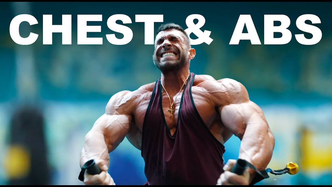Chest and Abs Workout - 4 weeks out from the 2021 Mr. Olympia - 212 Bodybuilding Competition