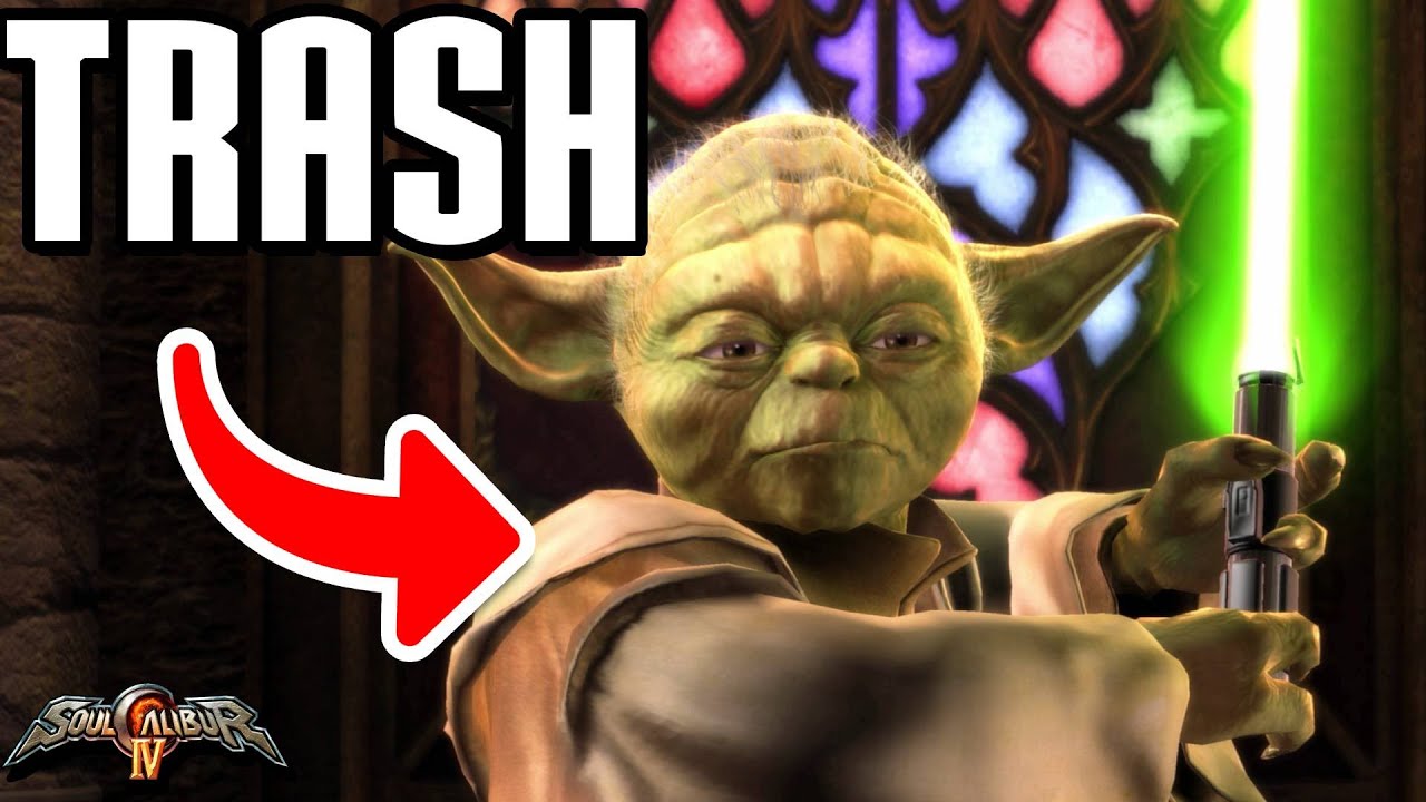 Yoda was one of the Worst Fighting Game Characters EVER