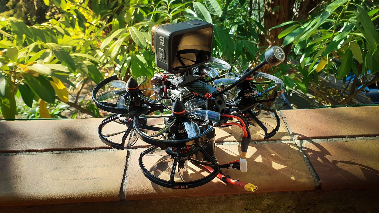 Maiden flight of 8min with  the new Steadywhoop Octocopter, the 8X Ultimate and the Hero9 onboard