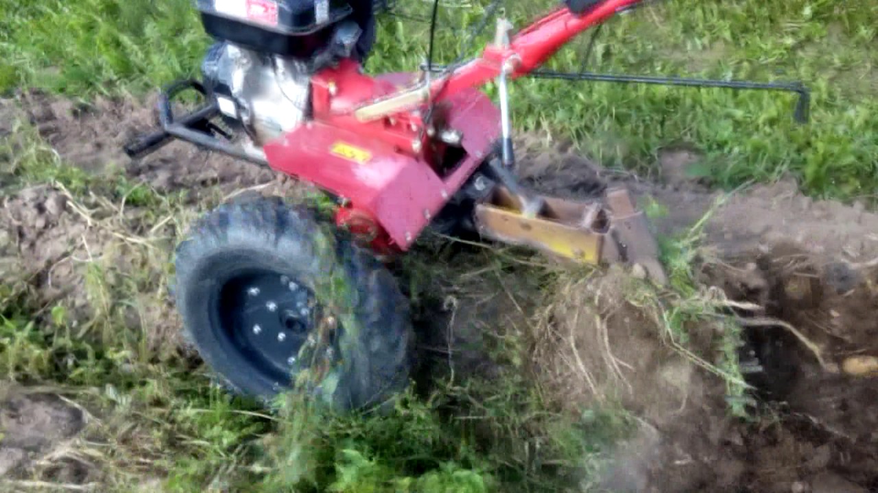 Навесное оборудование для мотоблока в действии. Часть 1