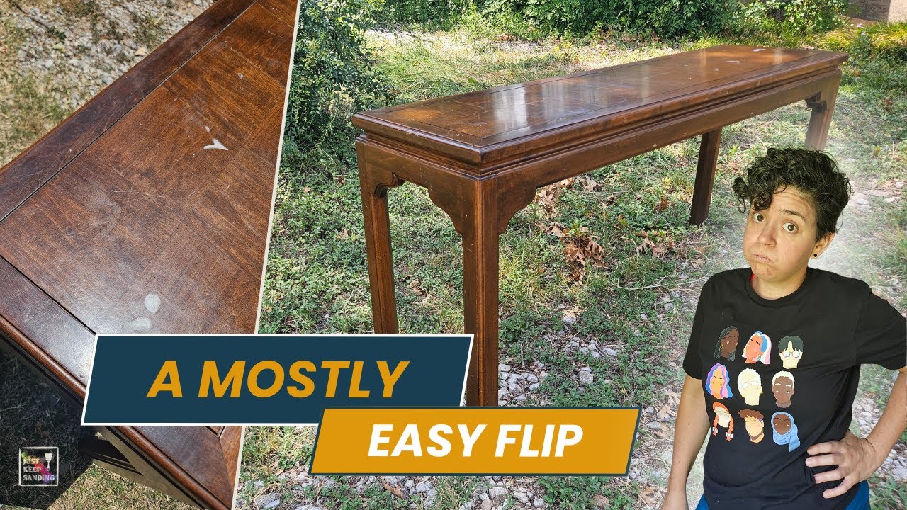Quick Ethan Allen Classic Manor Table Flip: DIY Paint Mix + Mohawk Toners