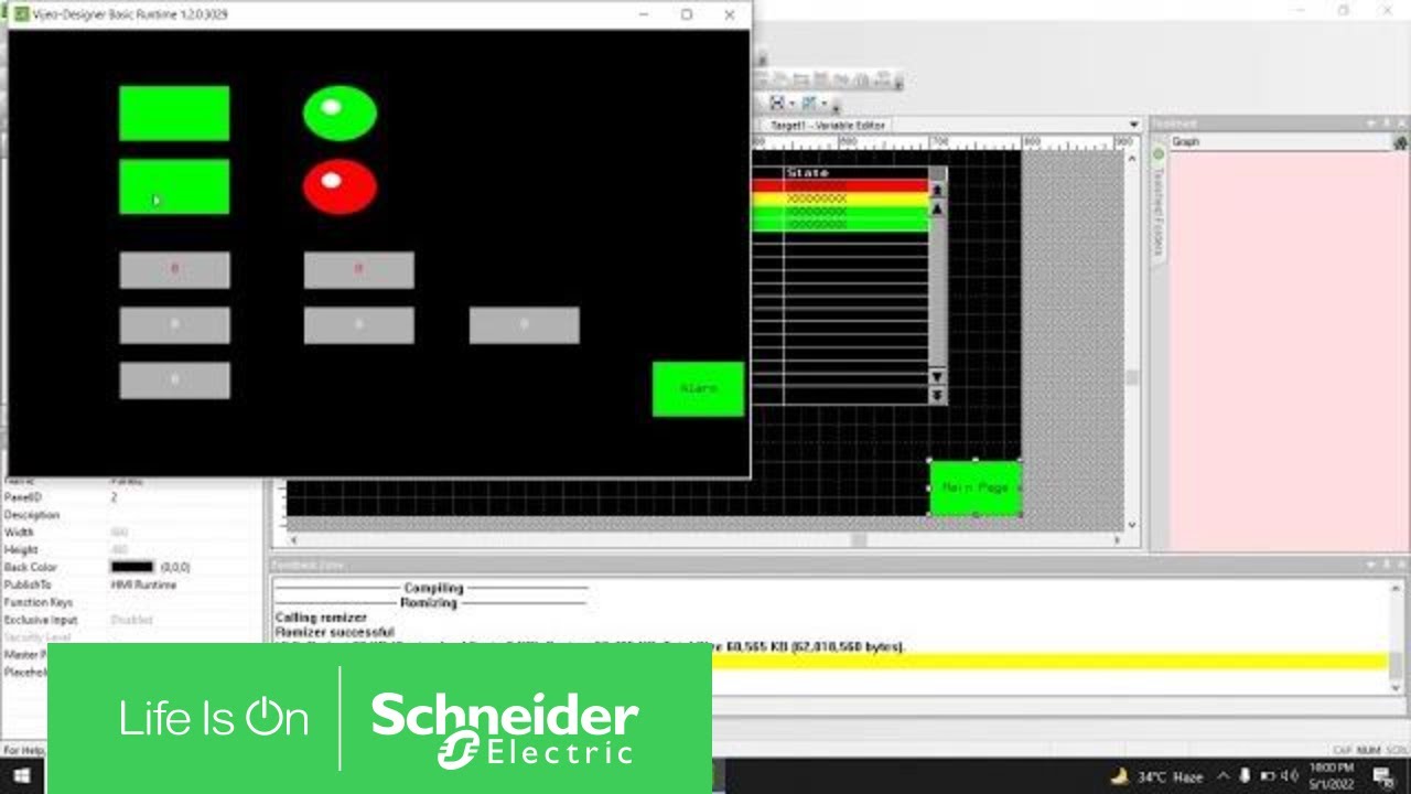 How to Show Dynamic Message with Timestamp in Vijeo Designer Alarm | Schneider Electric