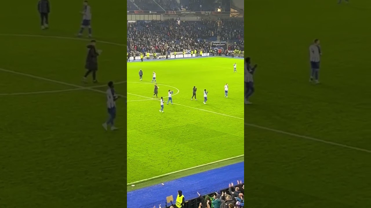 BRIGHTON PLAYERS AT FULL TIME VS AJAX | Brighton vs Ajax Europa League Highlights 