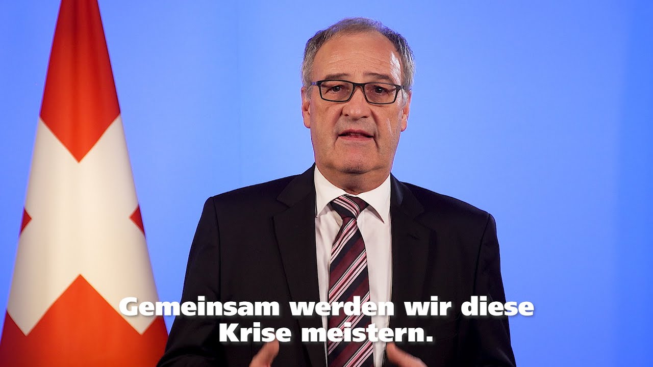Coronavirus: Guy Parmelin über das Massnahmenpaket zur Abfederung der wirtschaftlichen Folgen