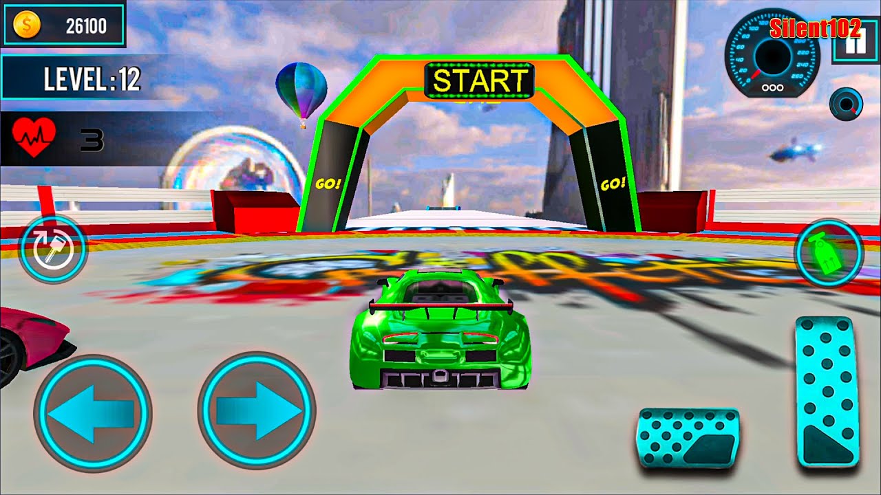 Mega Ramp Car Games - Impossible Car Stunts #2 - Android Gameplay
