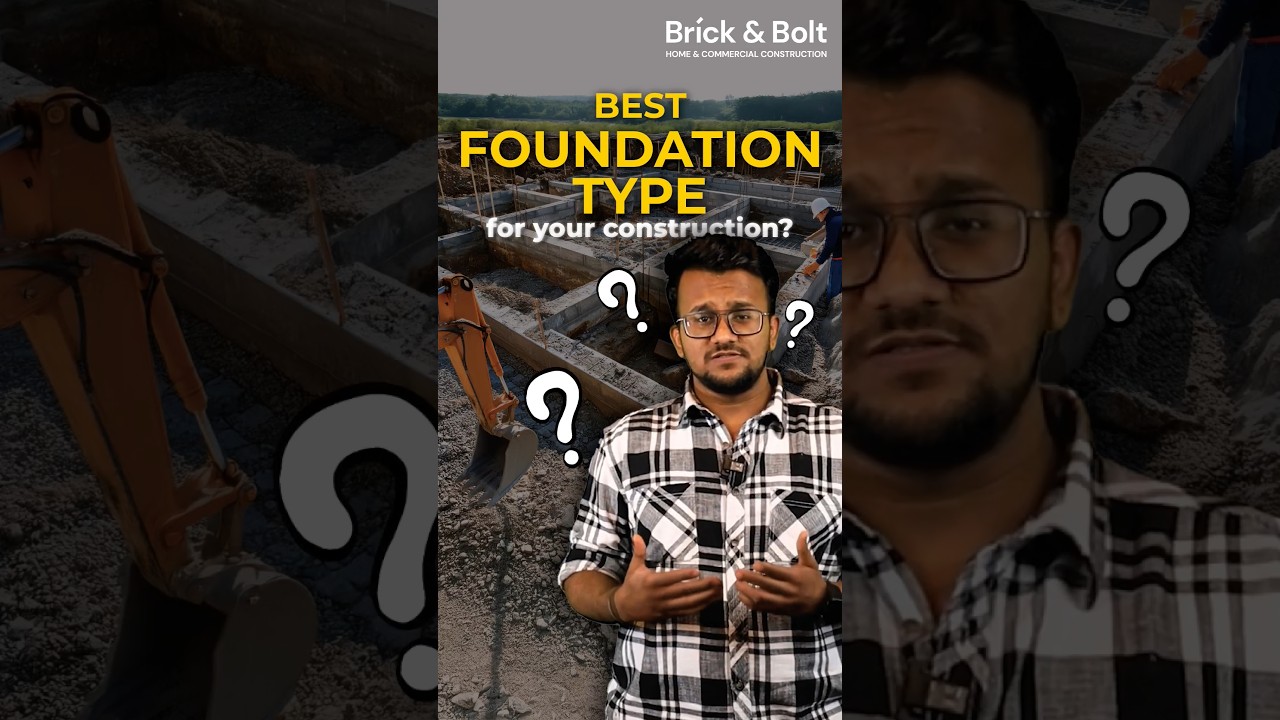 Best Foundation for Home Construction | Types of Foundation✅ #foundation #homeconstruction